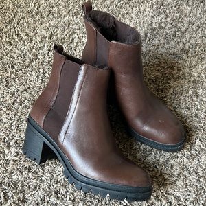 ALDO Brown booties